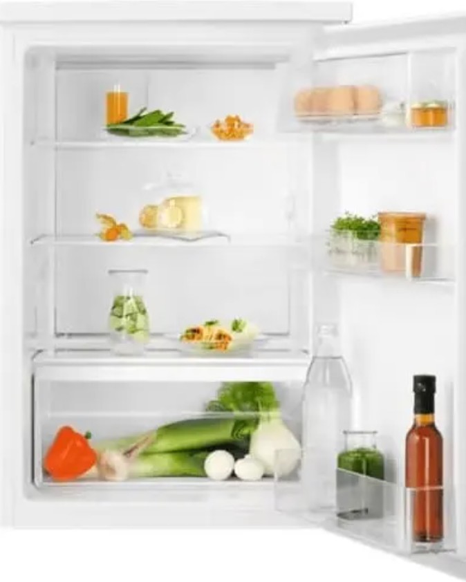 Well stocked fridge in a holiday apartment kitchen